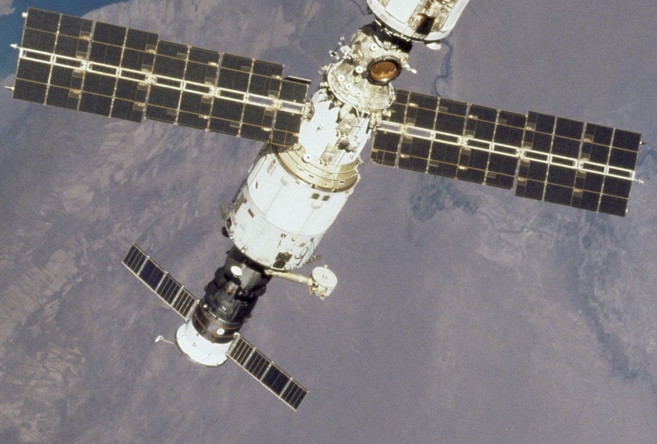 The Russian Zvezda service module of the International Space Station