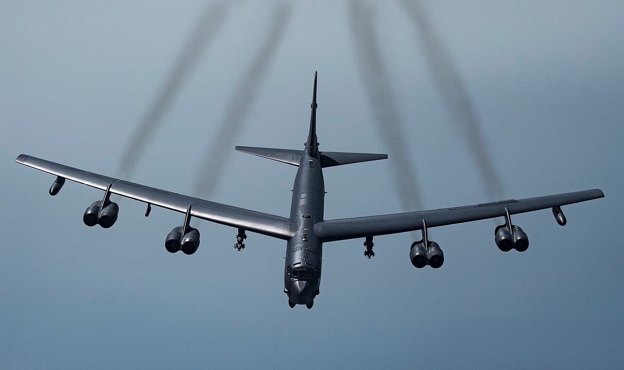 B-52H Stratofortress in flight