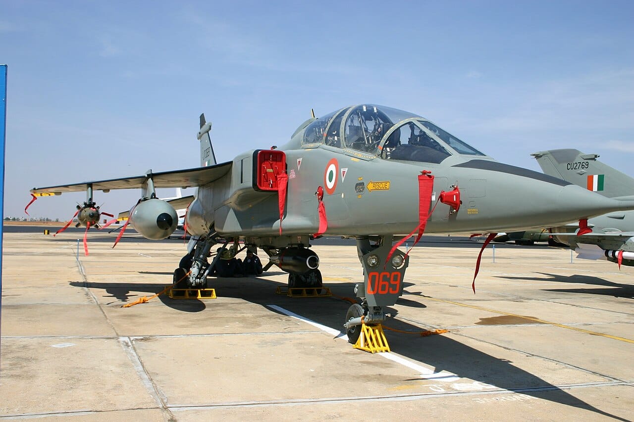 Indian Air Force SEPECAT Jaguar in flight