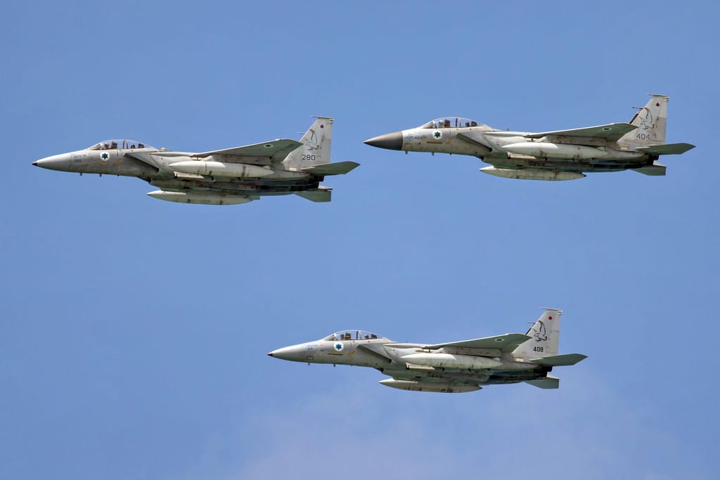 Israeli Air Force F-15 in flight