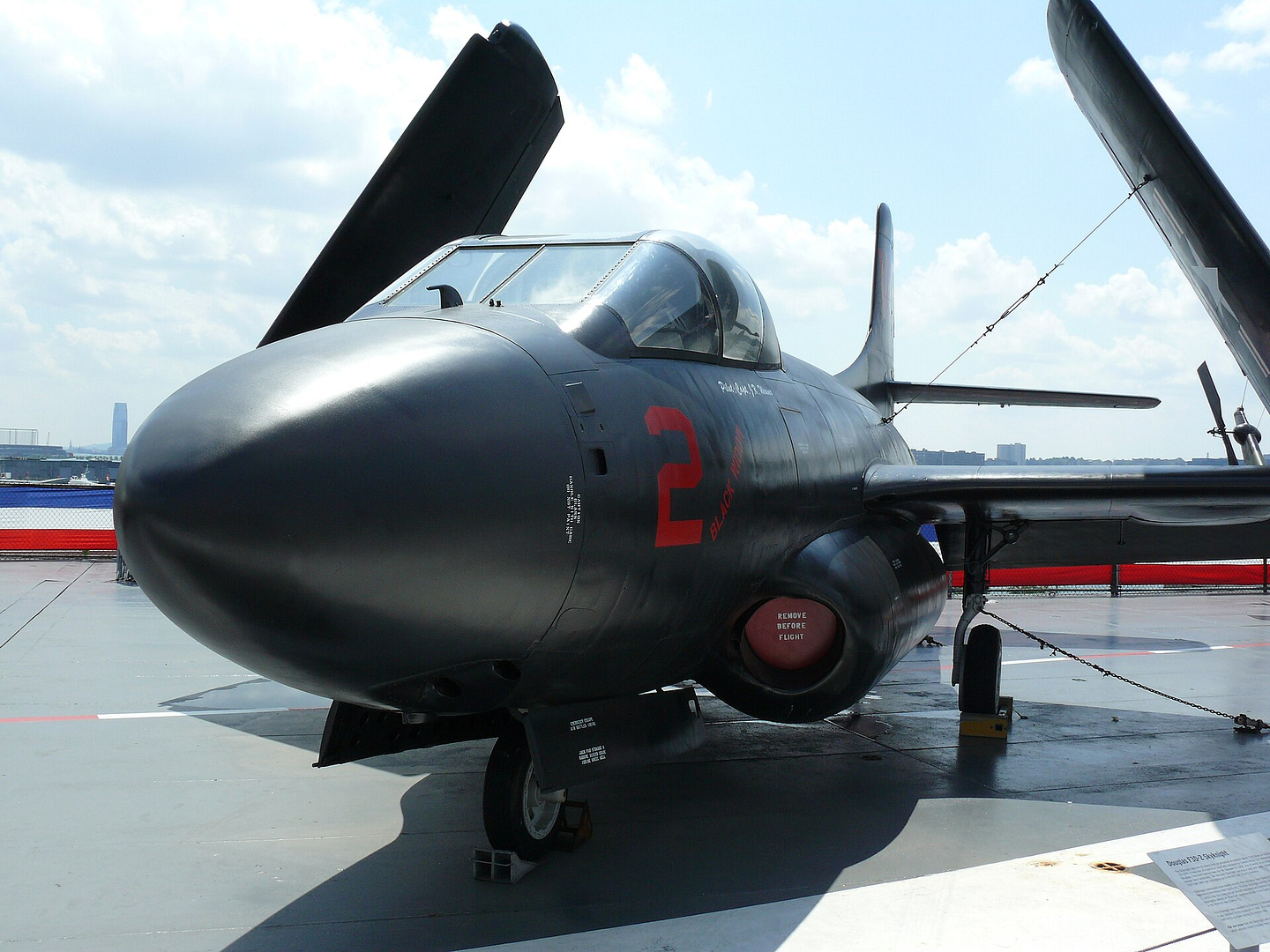 Preserved Douglas F3D-2 Skyknight on museum display. Photo: Ad Meskens / Wikimedia Commons (CC BY-SA 3.0).