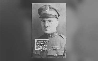 The First Man Saved by a Parachute