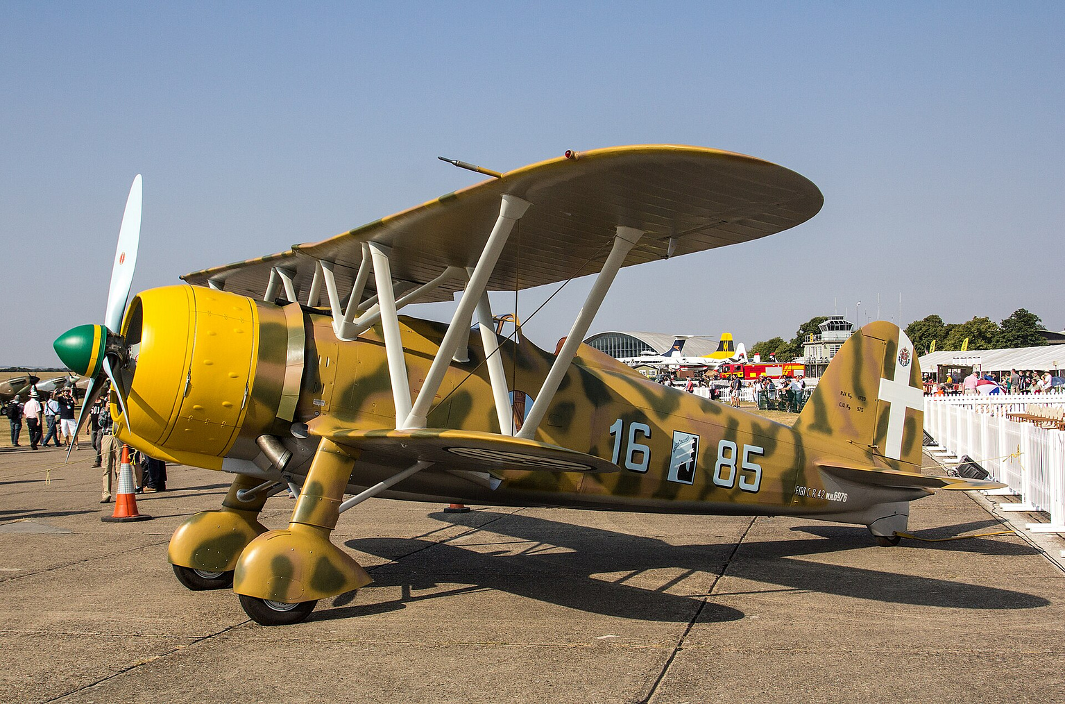 Fiat CR.42 Falco Italian biplane fighter