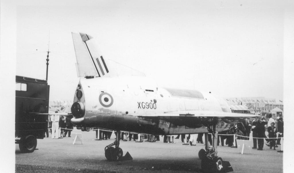 The Short SC.1 XG900 at the SBAC show in September 1958