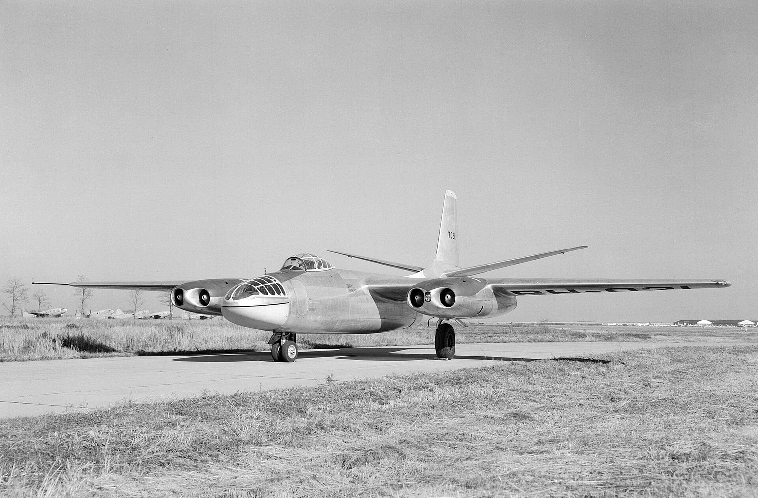 North American B-45A Tornado at NACA Langley, 1949. Photo: NASA, public domain.