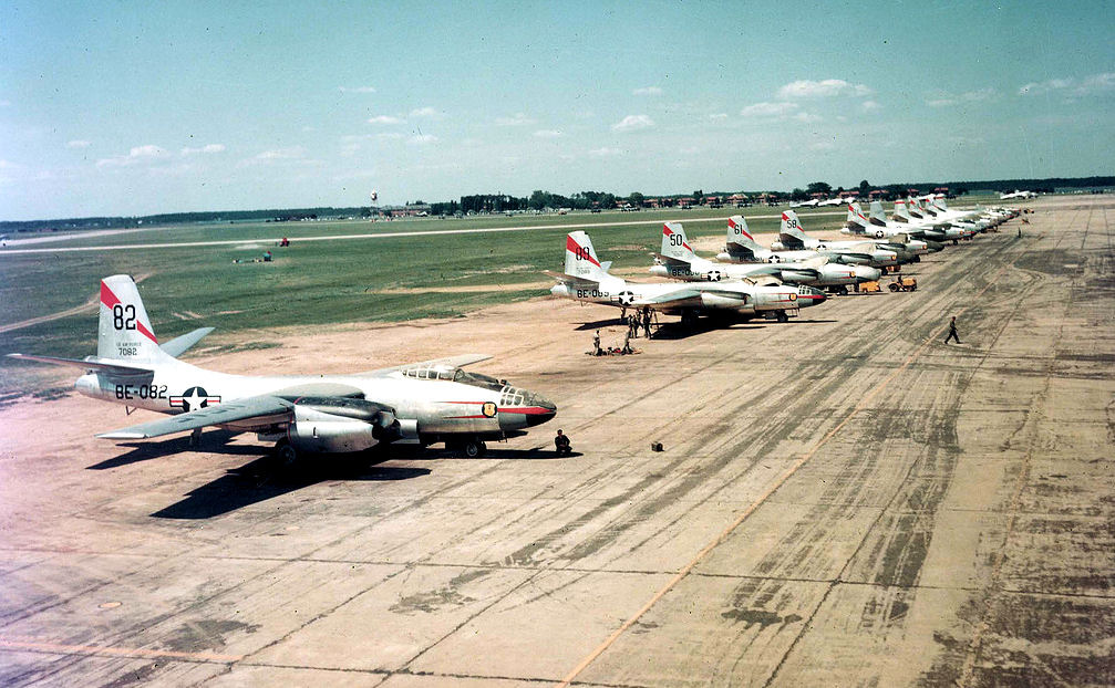B-45 Tornados of the 47th Bombardment Wing. Photo: US Air Force, public domain.