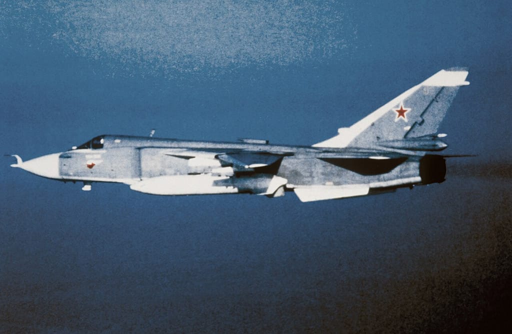 A Sukhoi Su-24 Fencer