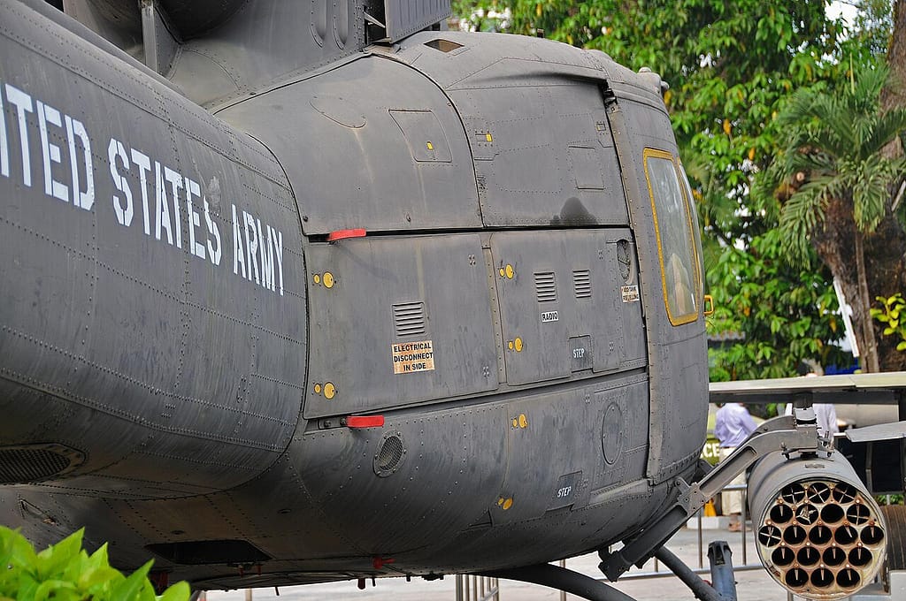 Bell UH-1 Iroquois Huey helicopter in Vietnam