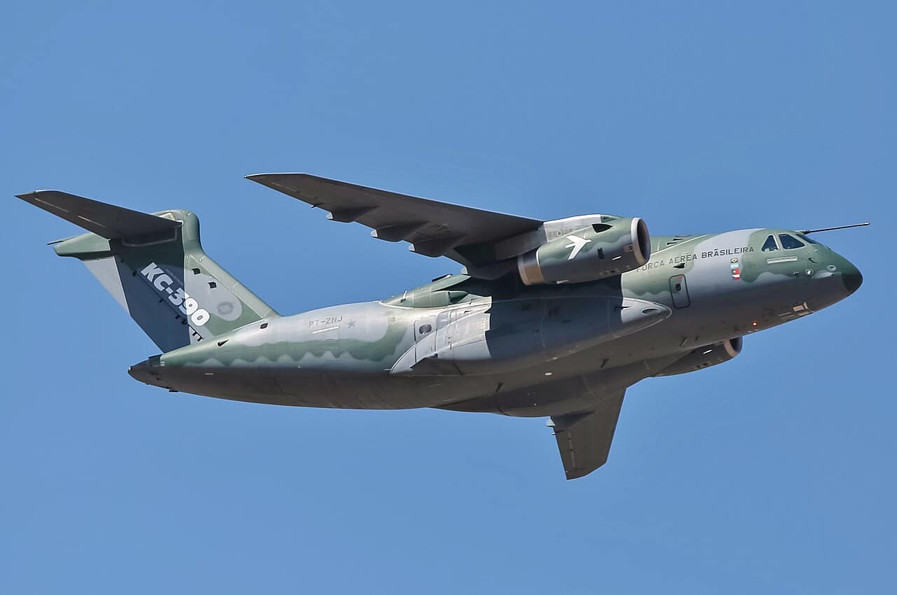 India Opens a $10 Billion Airlifter Contest An Embraer C-390 Millennium military transport aircraft