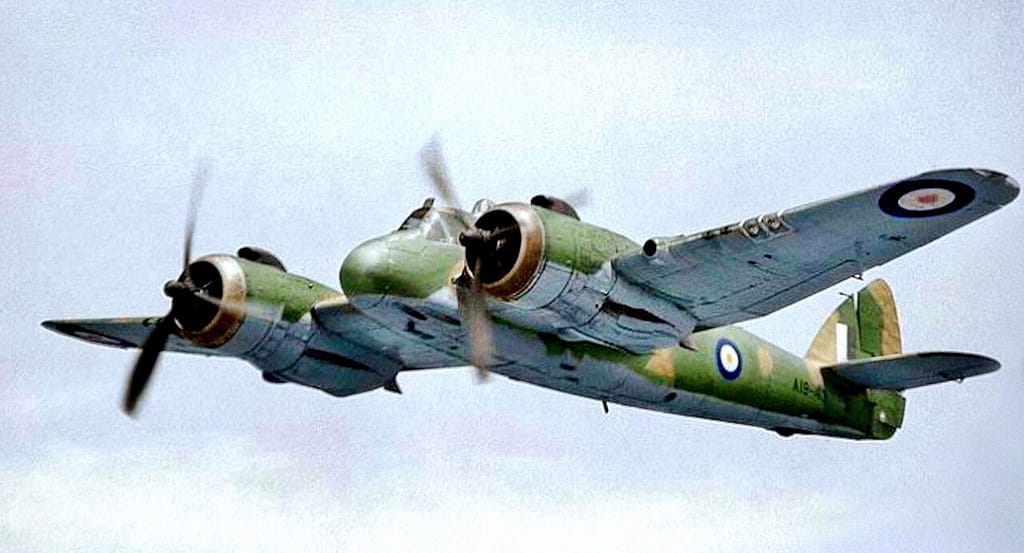 A Bristol Beaufighter night fighter