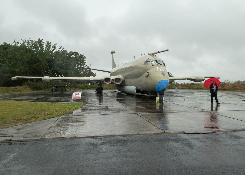 Preserved Hawker Siddeley Nimrod at the Yorkshire Air Museum, Elvington. Photo: Christine Matthews / Wikimedia Commons (CC BY-SA 2.0).