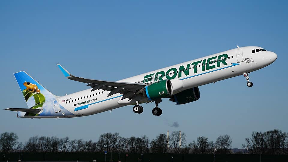 Frontier Airlines Airbus A321neo aircraft