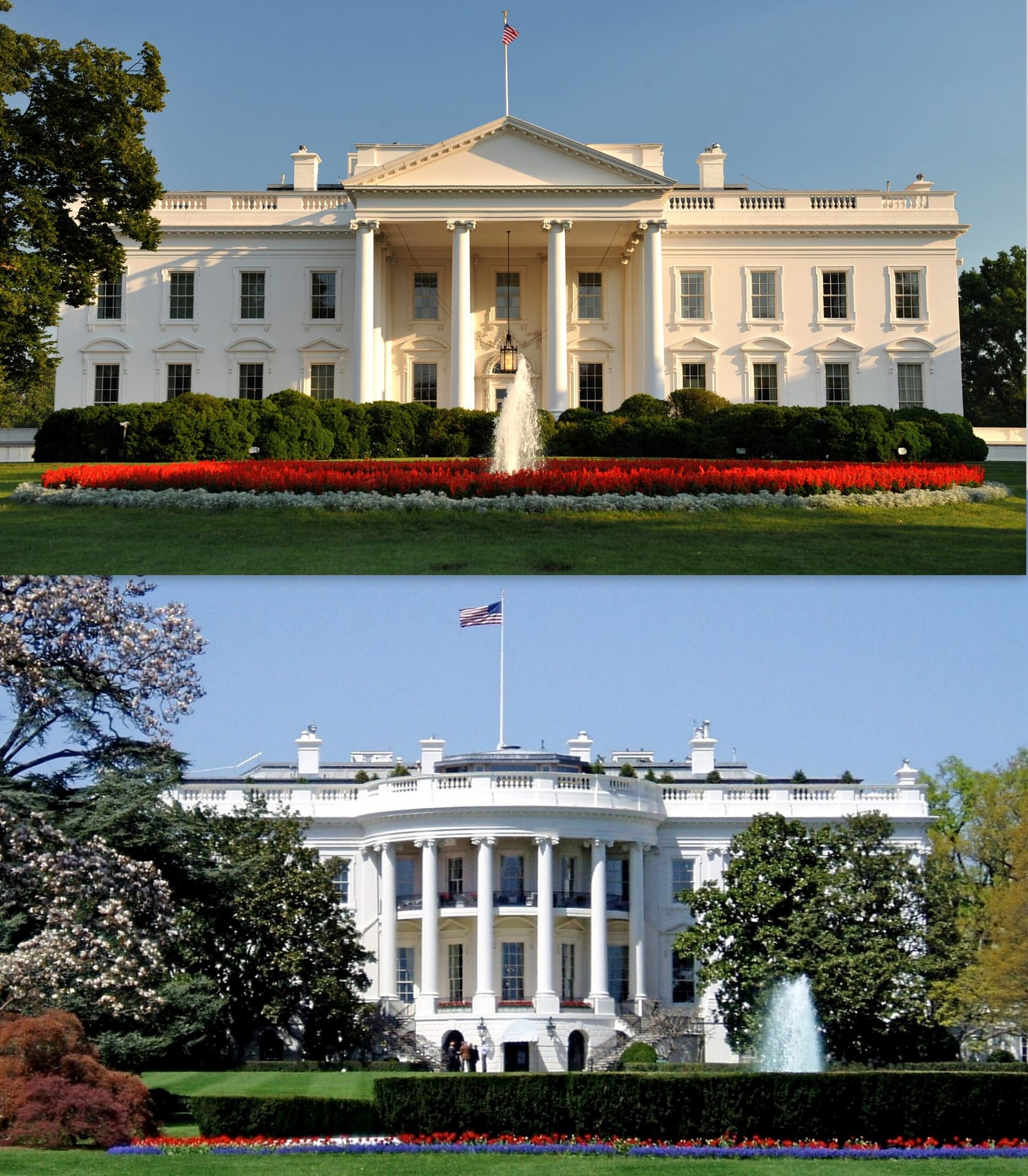 White House aerial view