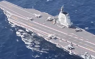 Fujian Moves In as a US Carrier Moves Out