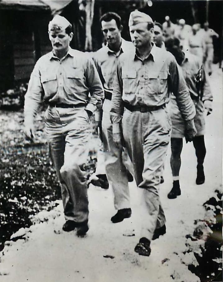 Lindbergh with Marine aces