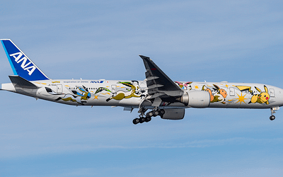 The Green Pokemon Jet Flies September 18