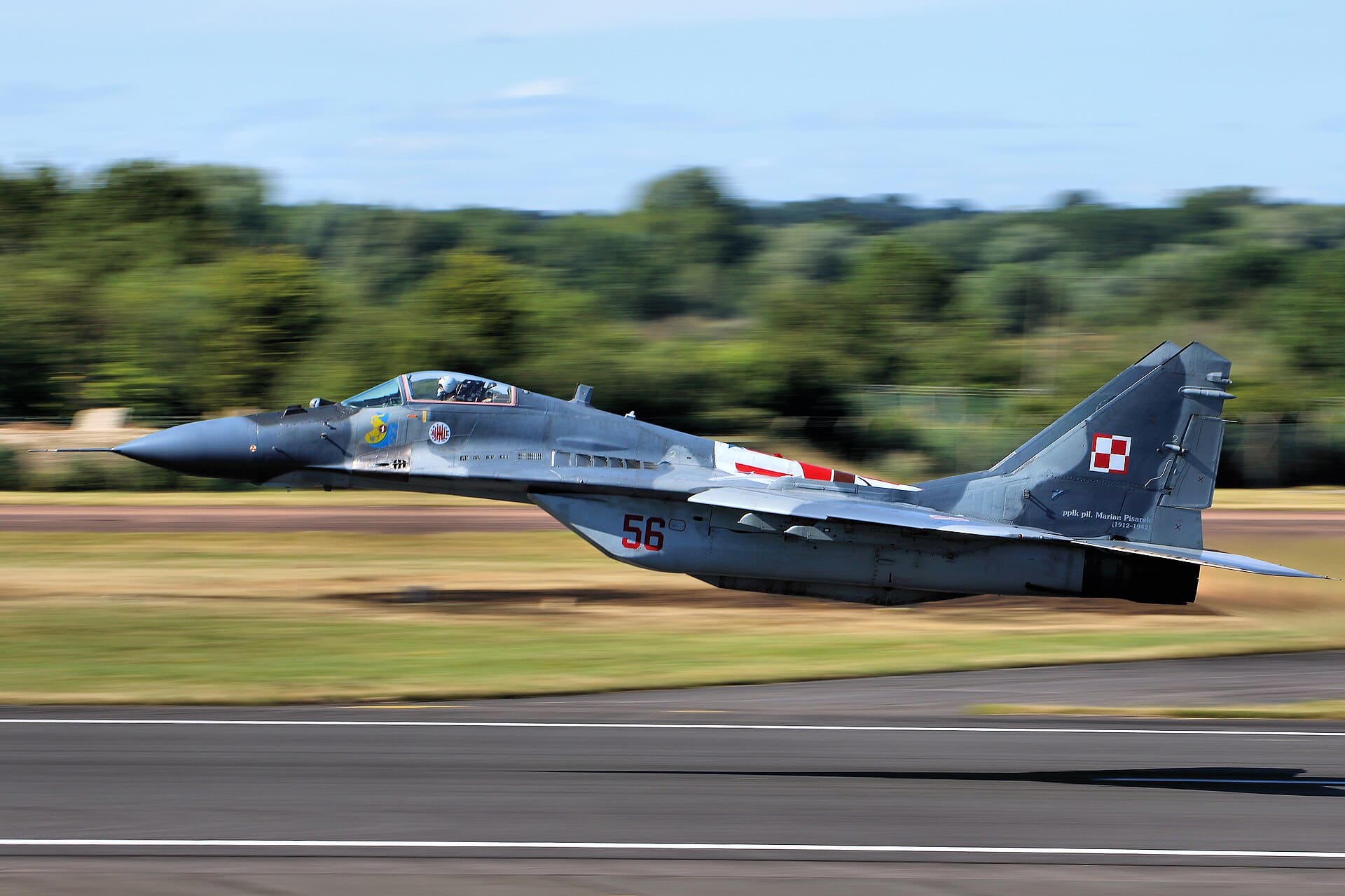 Polish Air Force MiG-29 taking off