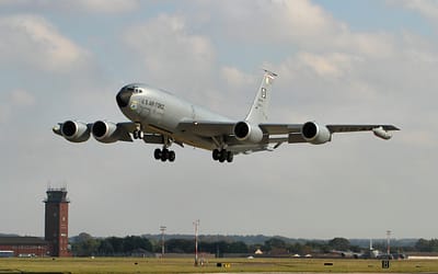 Battle-Damaged KC-135 Tankers Are Limping Home Through Mildenhall