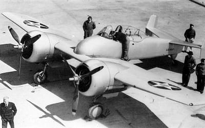 Grumman XF5F Skyrocket: The Noseless Fighter That Never Fought