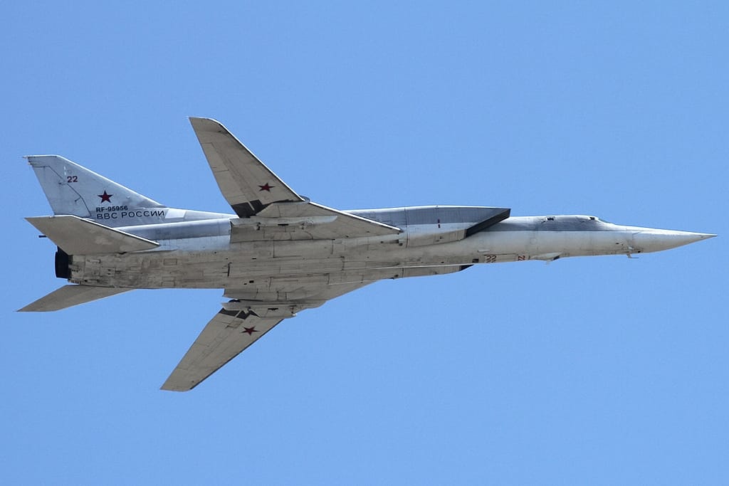 A Russian Tu-22M3 Backfire bomber