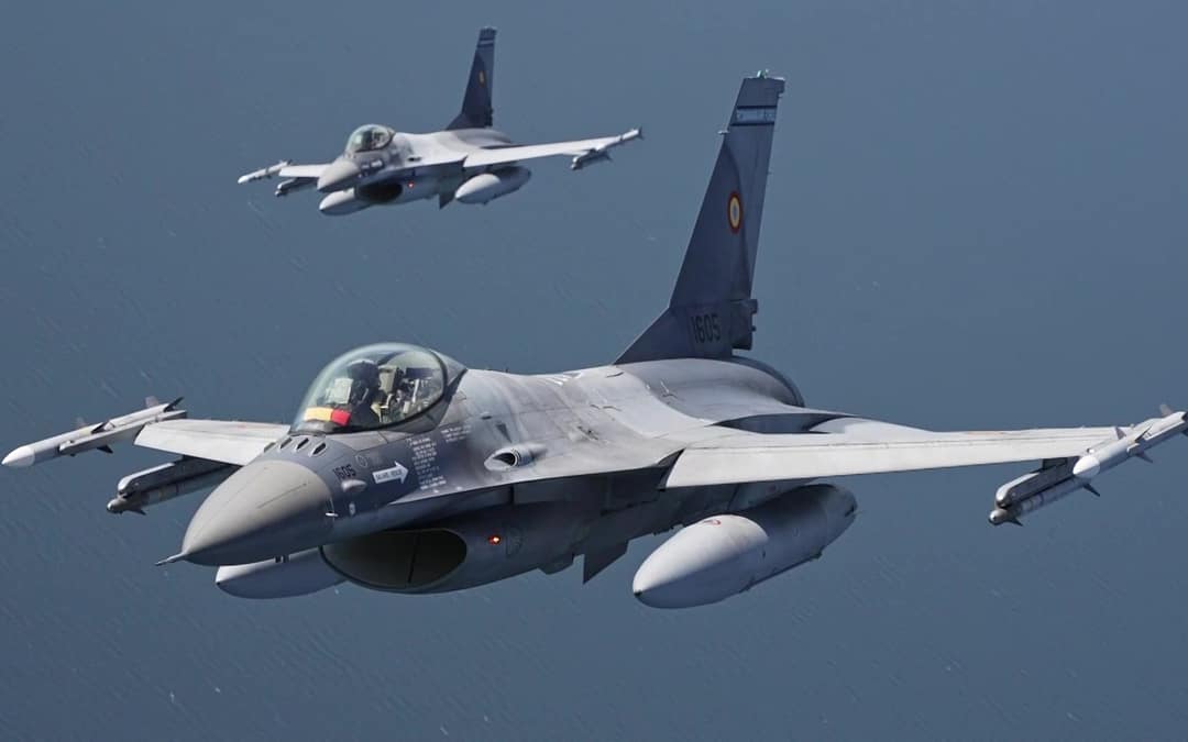 Romanian F-16 Guns Down a Sea Drone