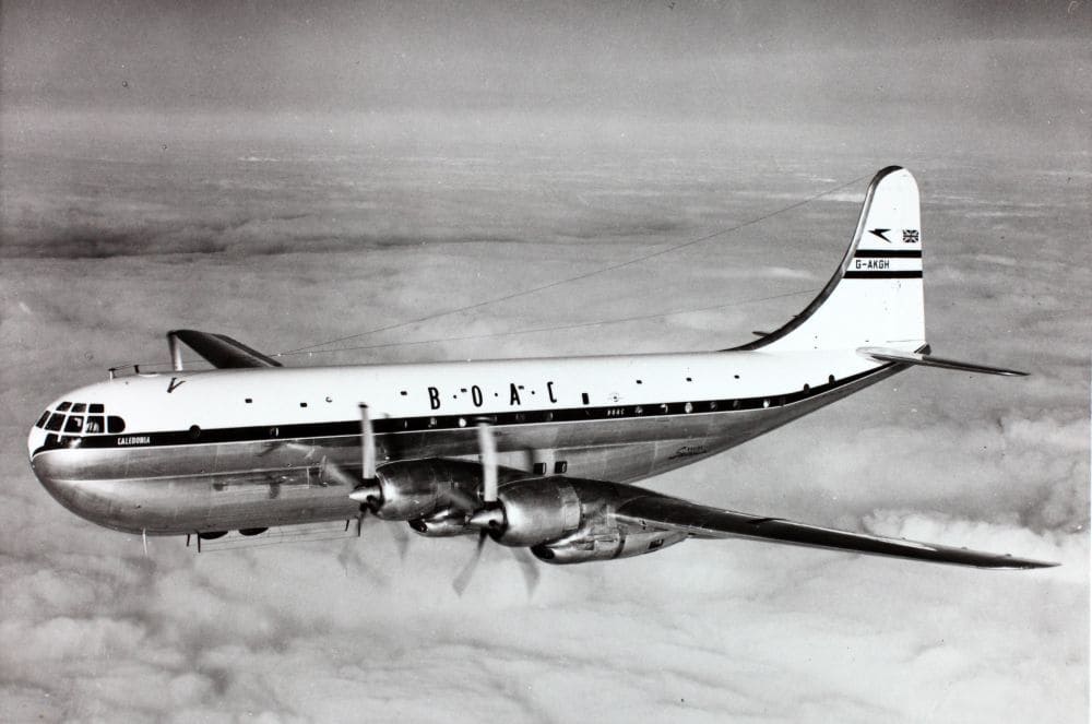 A BOAC Boeing 377 Stratocruiser