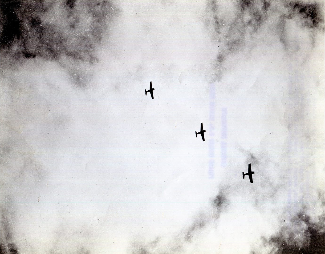 Grumman F4F Wildcats over Henderson Field, Guadalcanal, 1942