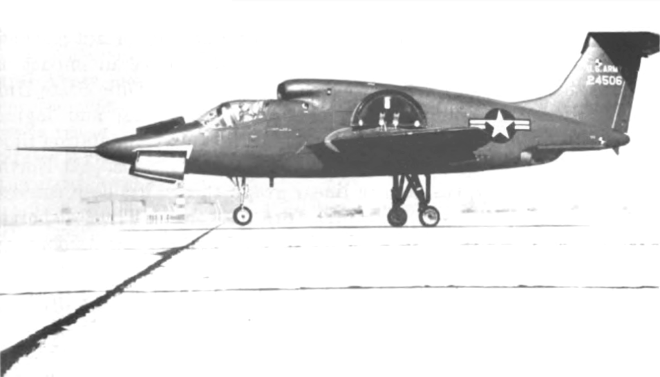 Ryan XV-5A Vertifan at Edwards AFB