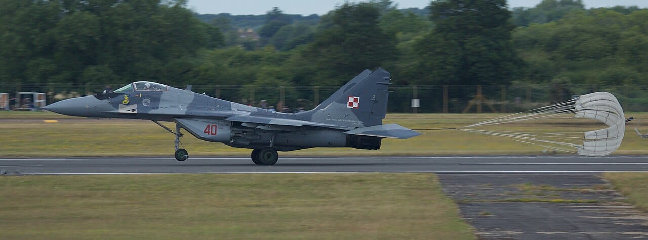 Polish Air Force MiG-29 Fulcrum in flight