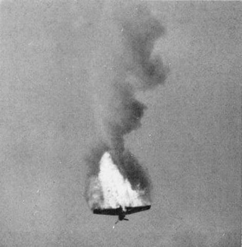 F6F-5K Hellcat target drone shot down in a test