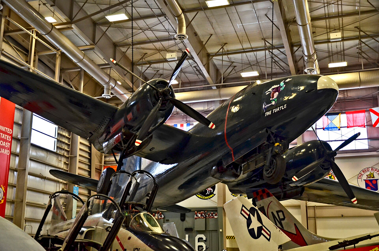 Preserved P2V-1 Truculent Turtle at the National Naval Aviation Museum. Photo: Tomas Del Coro / Wikimedia Commons (CC BY-SA 2.0).