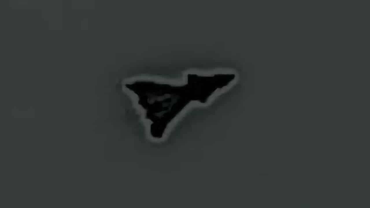 Thermal camera image of a mysterious tailless aircraft with cranked-kite wings and canards near Area 51