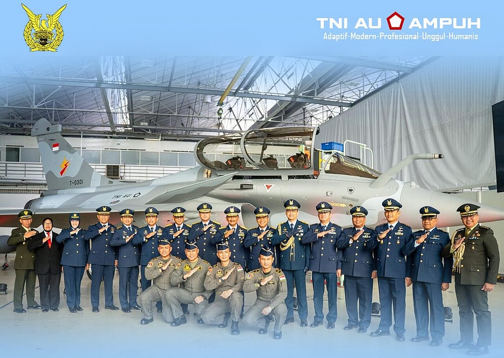 Ceremony marking Indonesia’s first Rafale