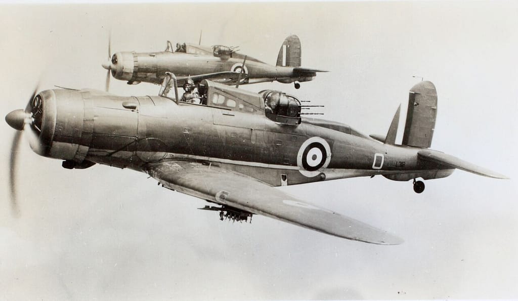 Blackburn Roc showing its dorsal gun turret