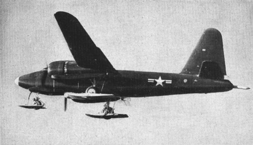 Ski-equipped Lockheed P2V-2 Neptune, 1949. Photo: US Navy, public domain.