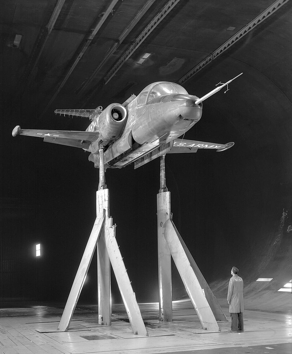 XV-4A Hummingbird in the NASA Ames wind tunnel