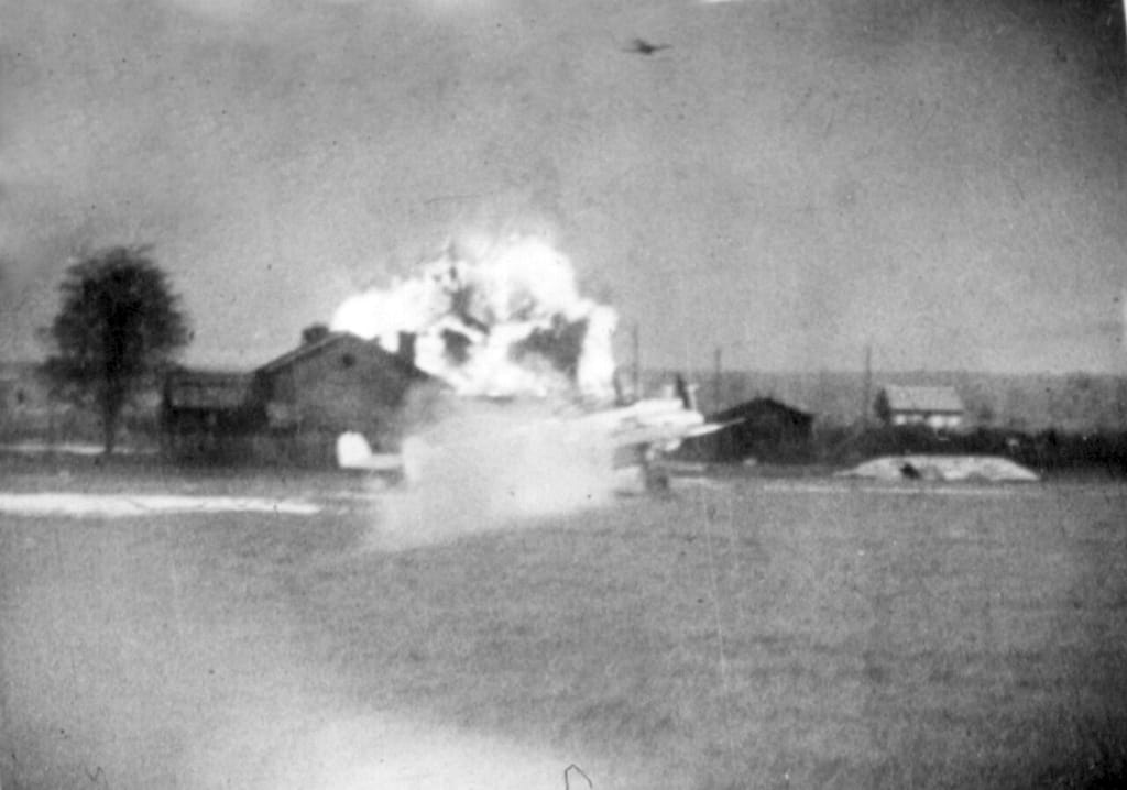 A Messerschmitt Bf 110 night fighter