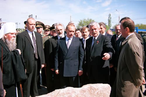 Alexander Rutskoy as governor of Kursk Oblast in 2000