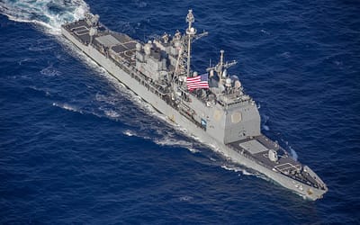 The Navy Is Sinking Its Own Cruiser