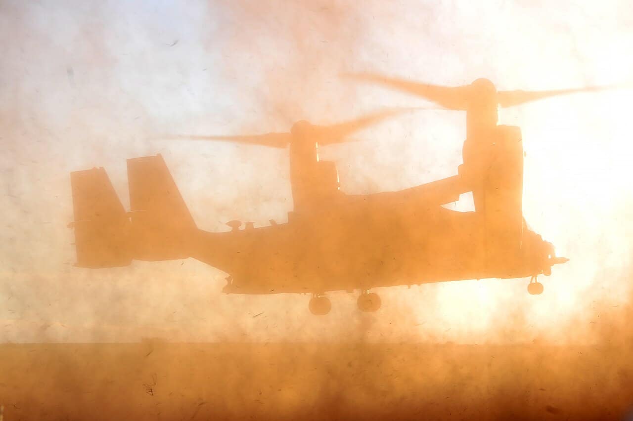 CV-22 Osprey on a special operations training mission