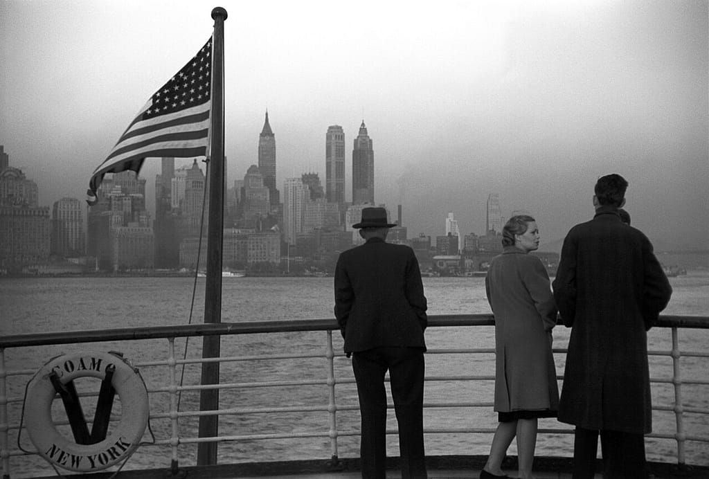 Lower Manhattan skyline in 1941