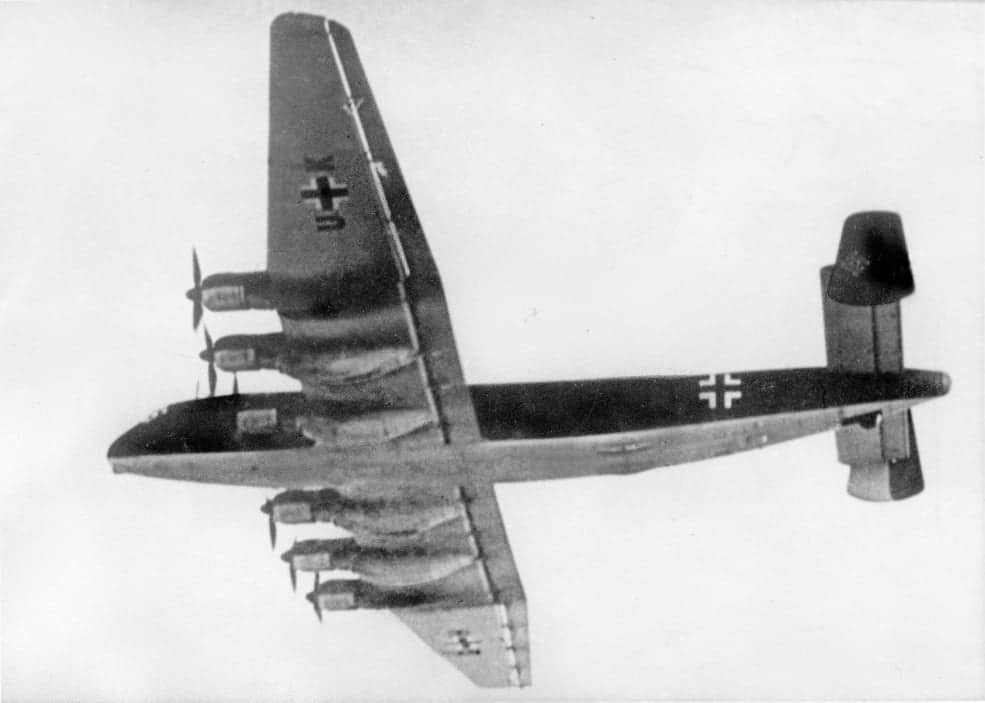 Junkers Ju 390 six-engine long-range aircraft