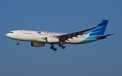 A Garuda A330neo Just Spent 4.5 Hours Holding Off the Indian Coast