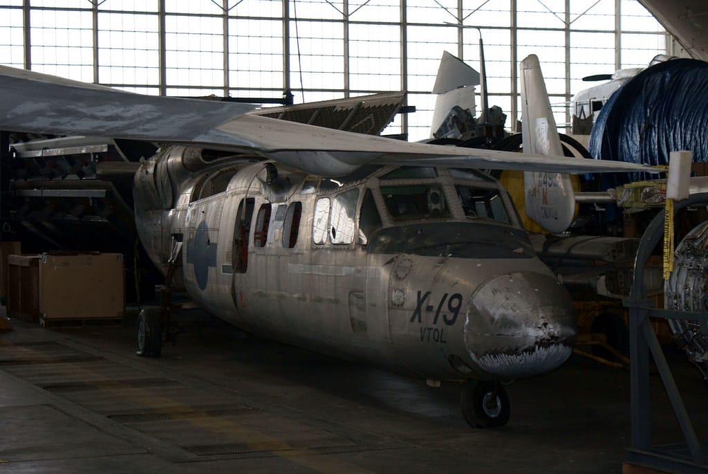 Surviving X-19 prototype at the National Museum of the USAF
