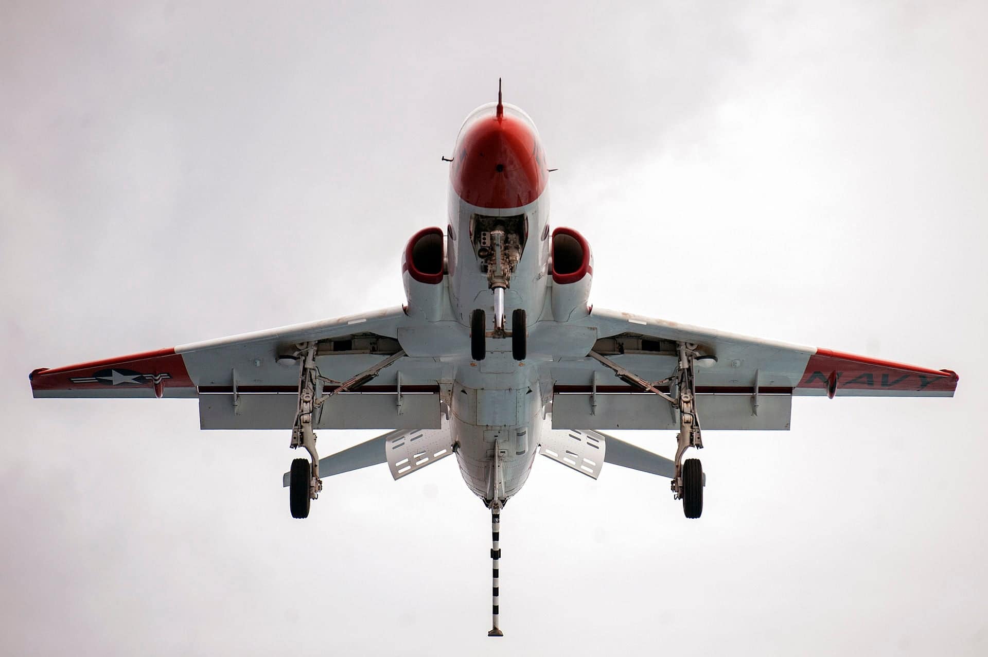 T-45C Goshawk of VT-9 approaching a carrier