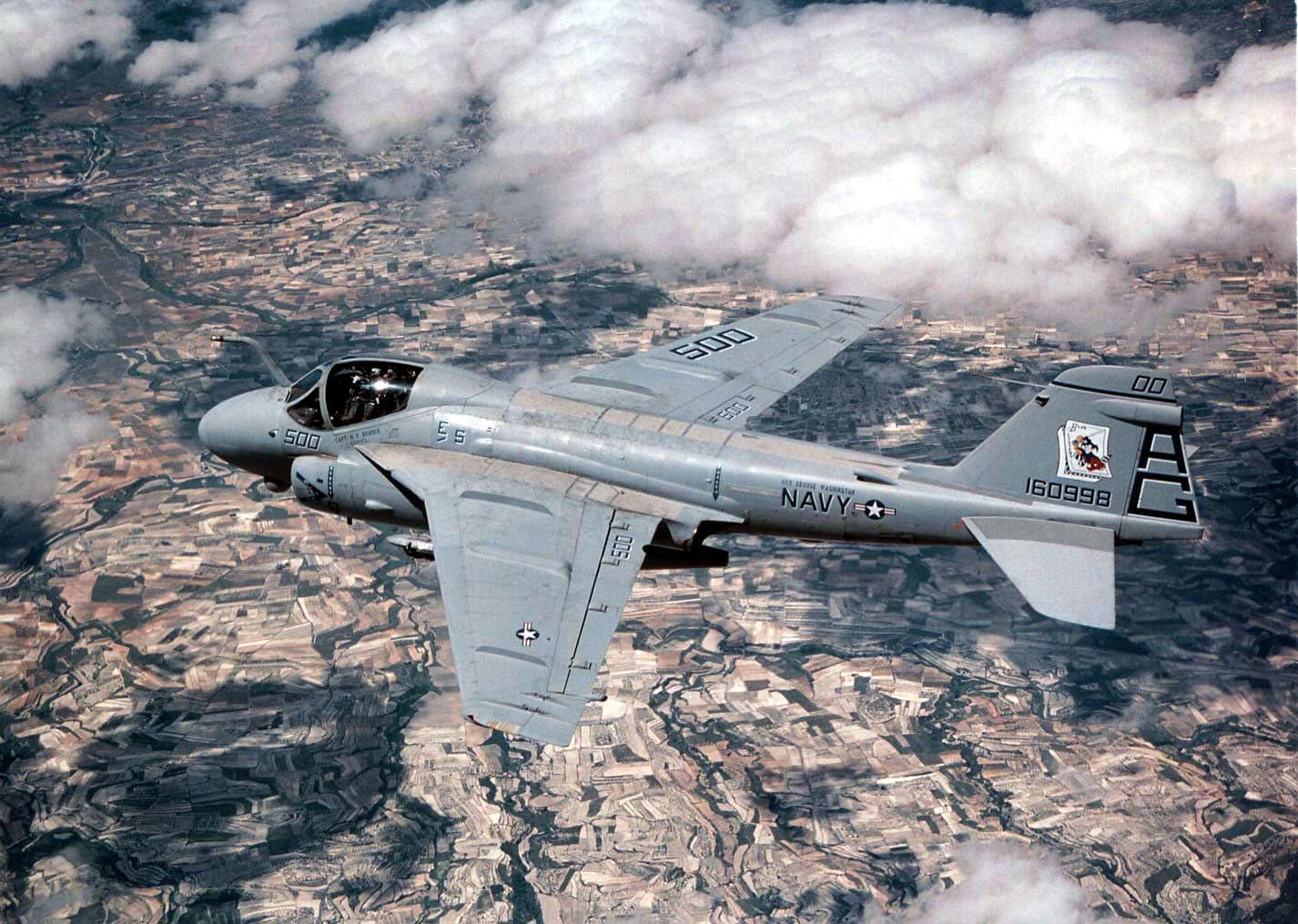 A-6E Intruder from USS Coral Sea during naval operations