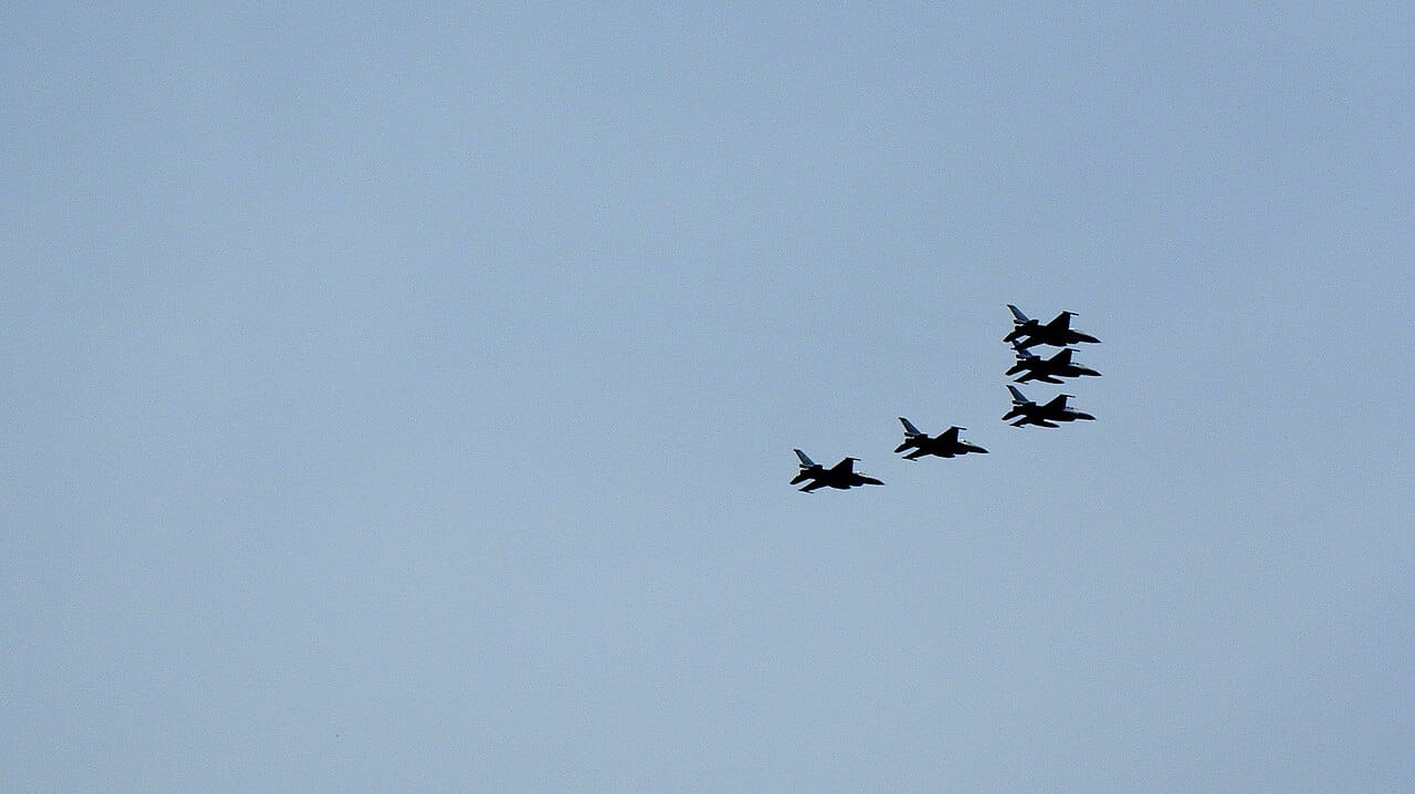 ROCAF F-16 fighters F-16s of Taiwan’s air force in formation