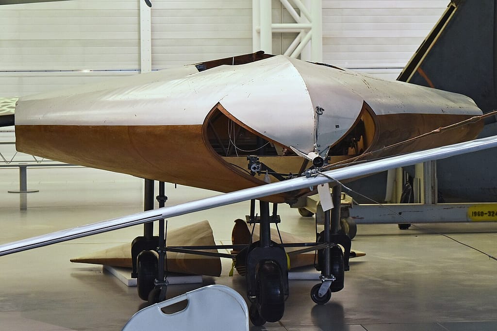 The Lippisch DM-1 delta glider at the Smithsonian