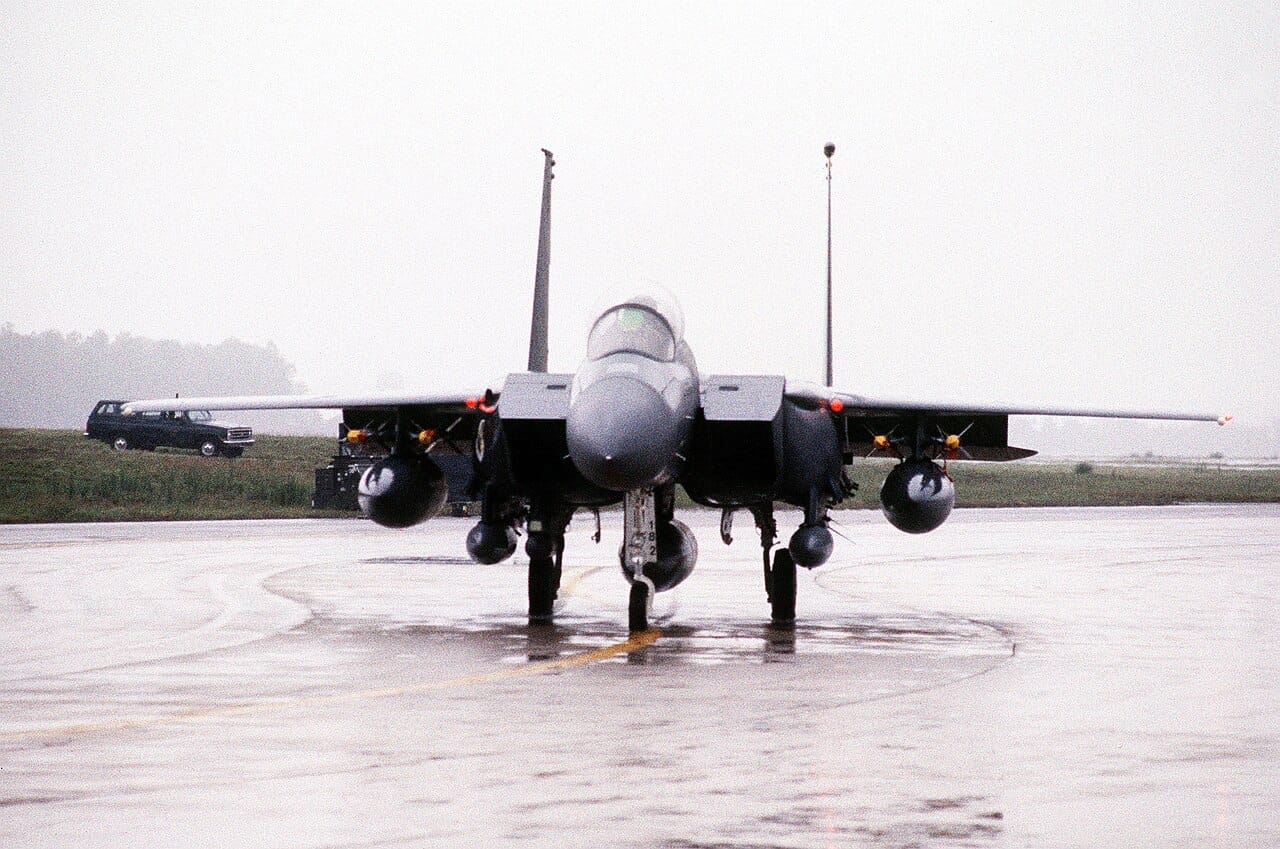 F-15E Eagle at a Saudi Arabian air base