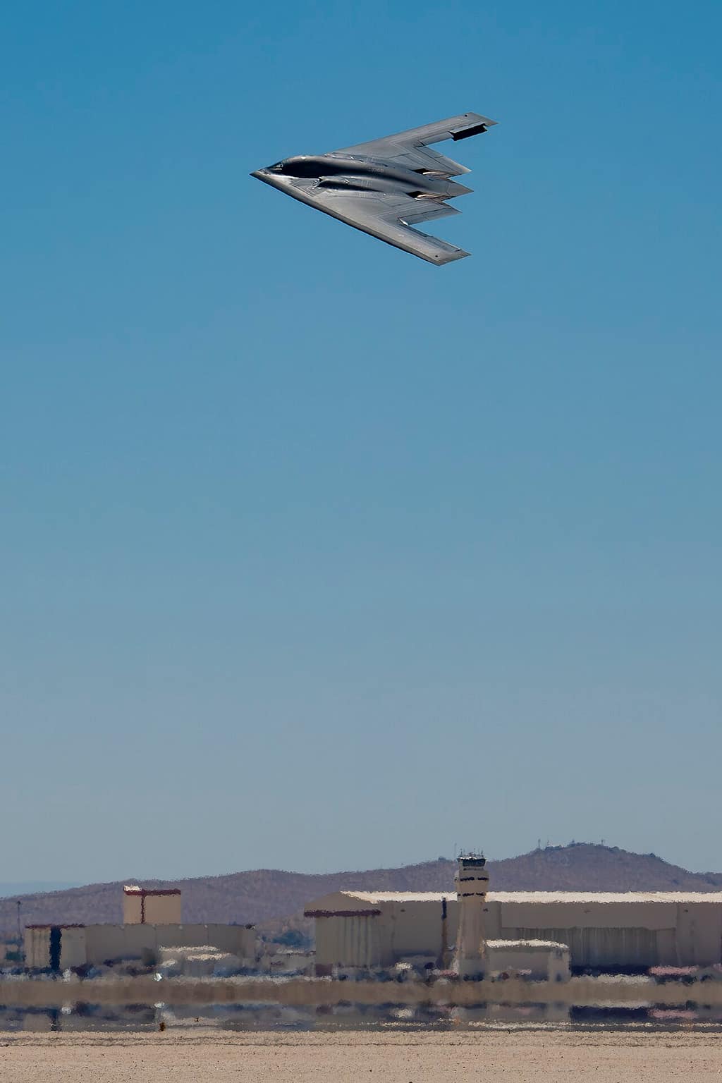 A B-2 Spirit stealth bomber in flight